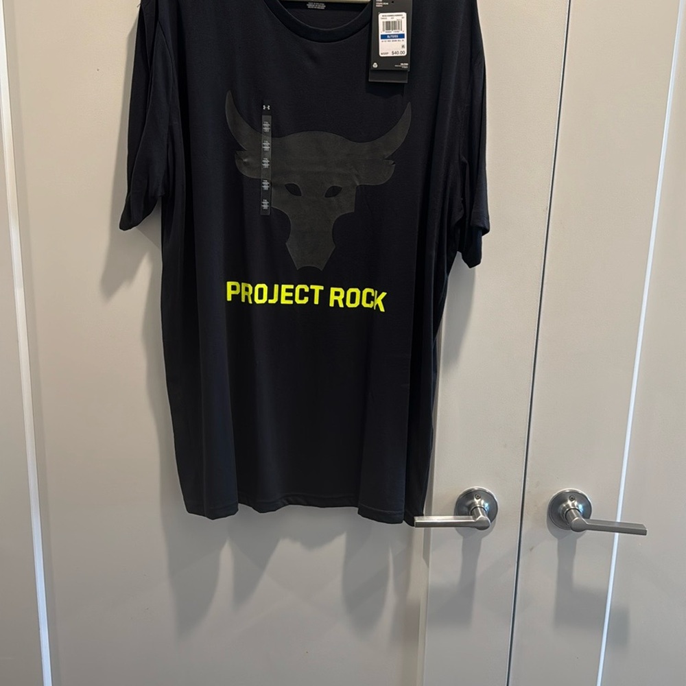 Under Armour Project Rock Black Tee